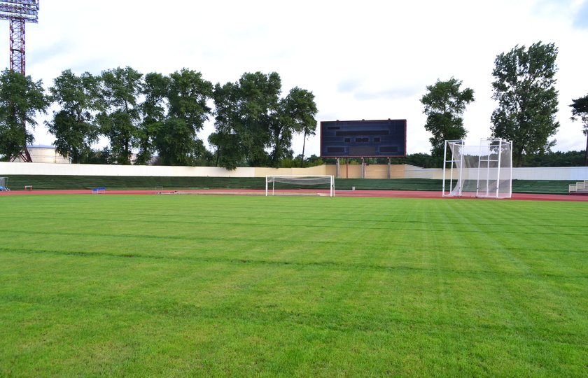 Sportininkų g. 46 Centrinio stadiono natūralios žolės futbolo aikštė